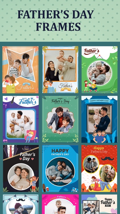 Father's Day Photo Frame cards