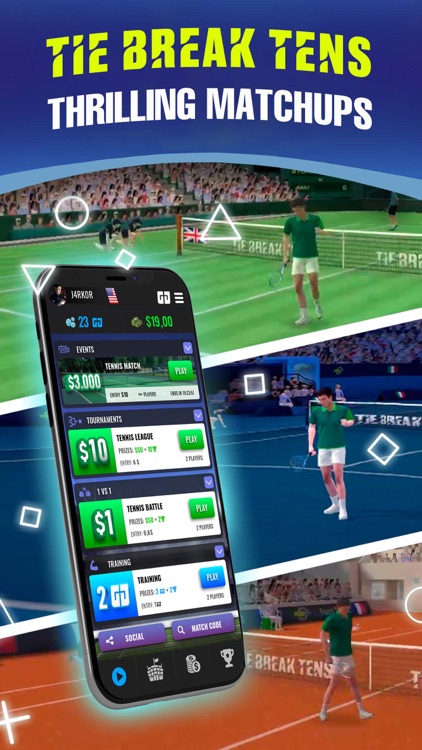 Tennis Blitz by Tie Break Tens screenshot-4