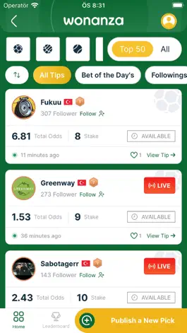 Game screenshot Wonanza - Sports Betting Tips hack