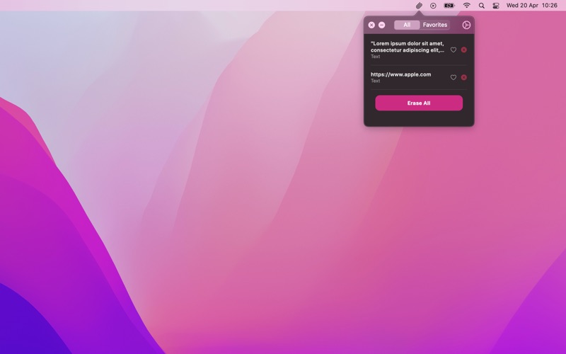 Pastery - copy-paste history