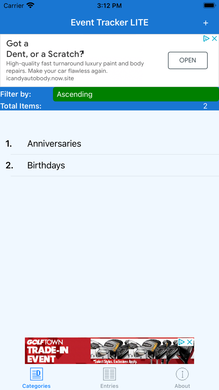 Event Tracker - LITE