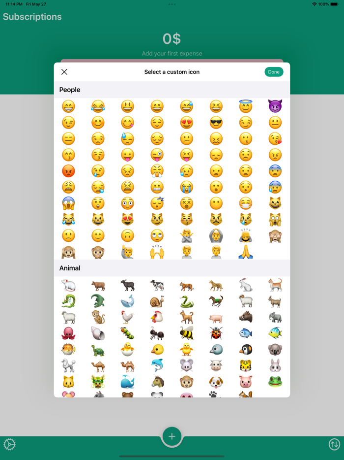 Subscriptions Tracker
