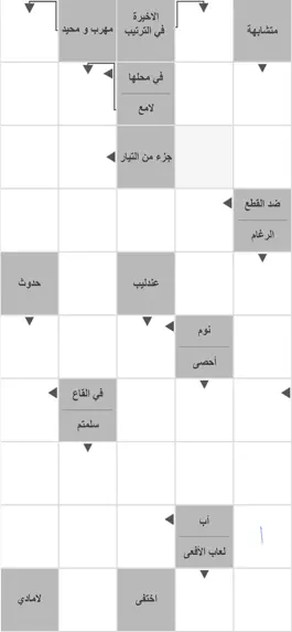 Game screenshot كلمات متقاطعة عربية hack