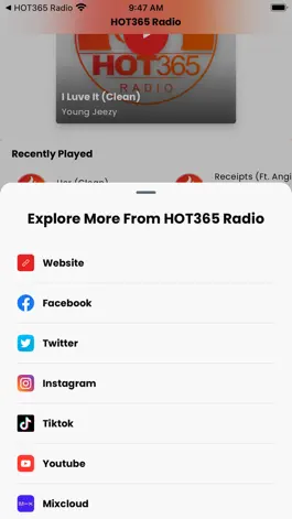 Game screenshot HOT365 Radio hack