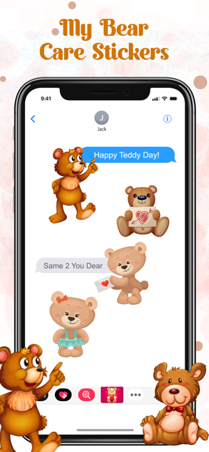 My Bear Care Stickers(圖4)-速報App