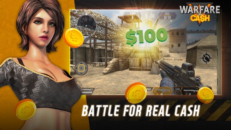 Warfare Cash: PvP FPS Battle screenshot-3