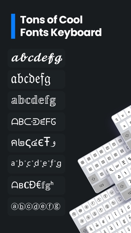 Fonts - Keyboard Fonts +