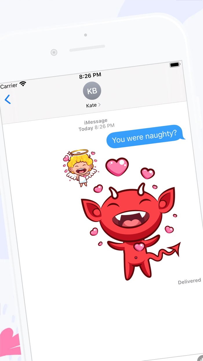 Angel and Devil Stickers