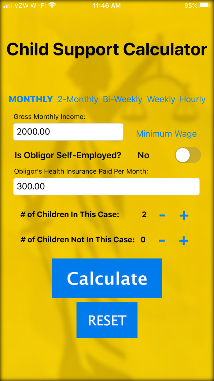 Texas Child Support Cal