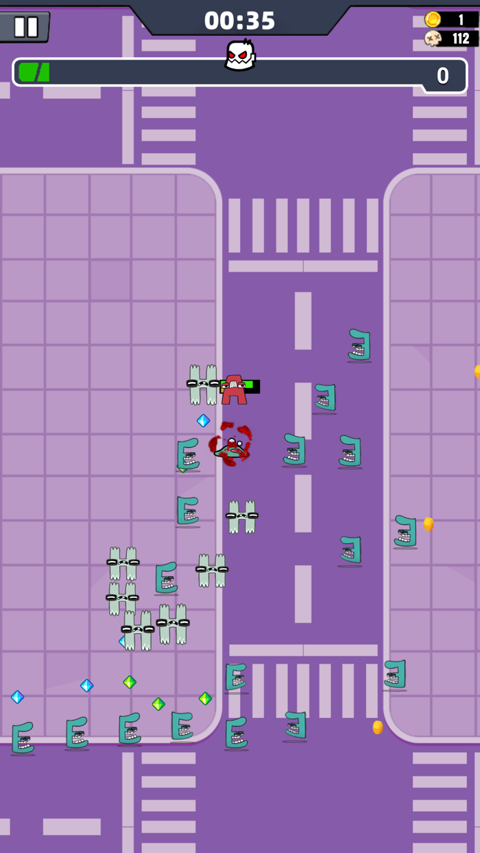 Alphabet Crowd Runner