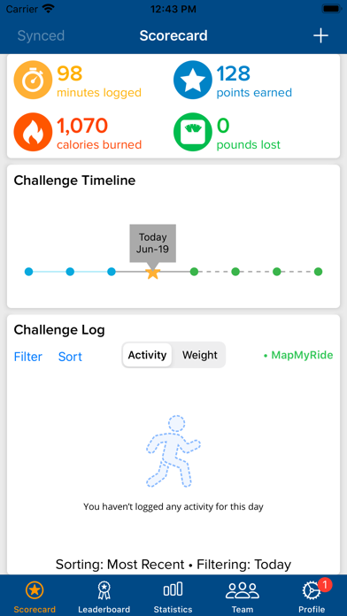 Global Fitness Challenge screenshot 2