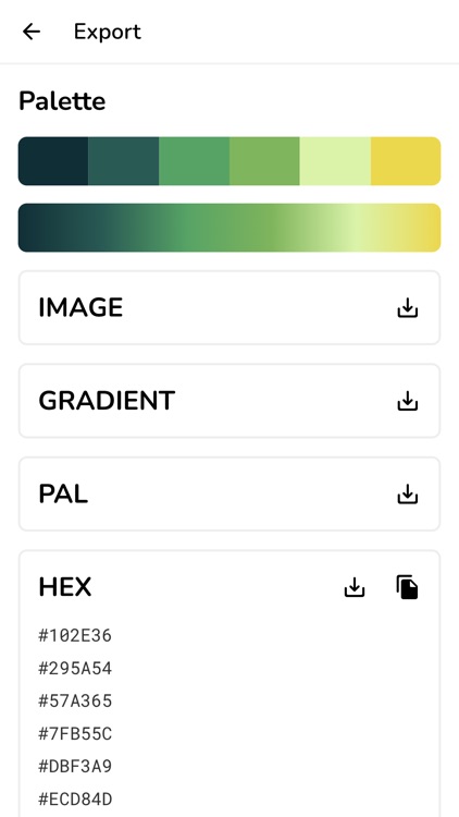 Pigments - Color Palettes screenshot-2