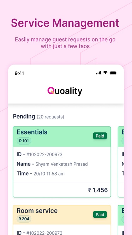 Quoality Staff: Hotel GX app screenshot-3
