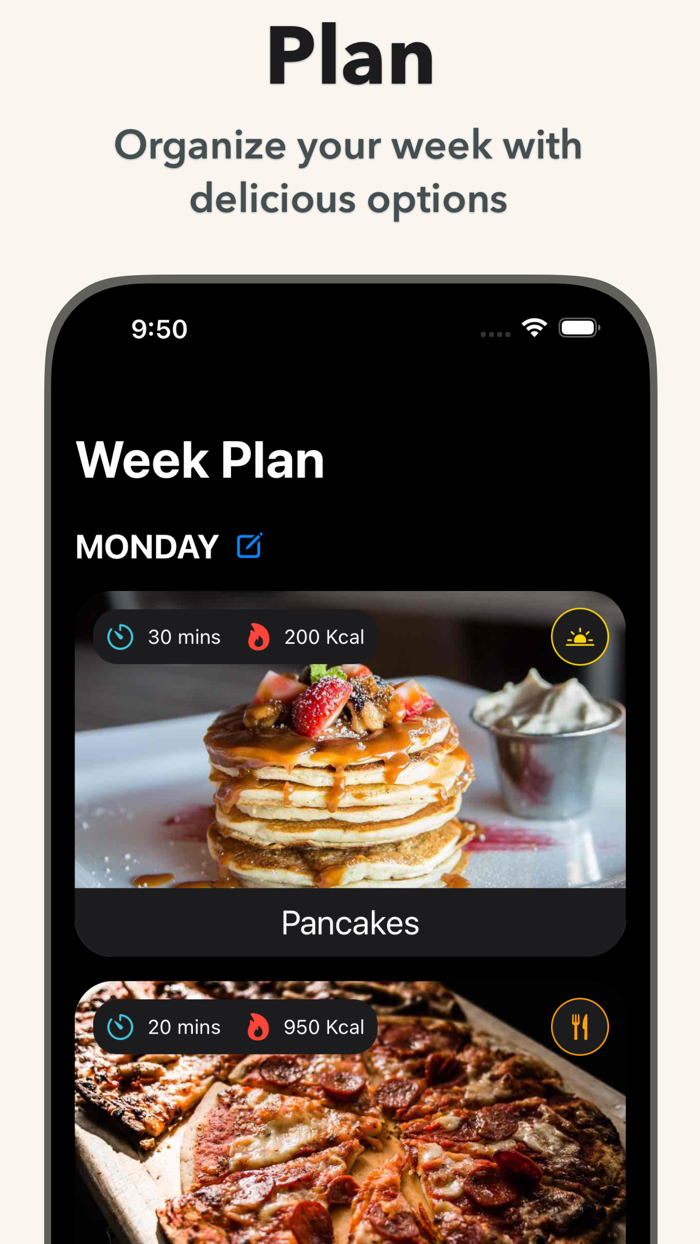 Meals - Weekly Planner