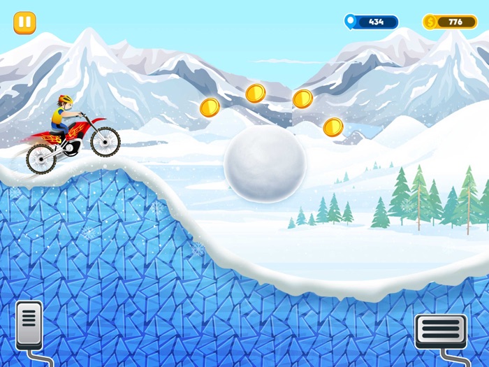 摩托车 爬坡道 竞速 游戏