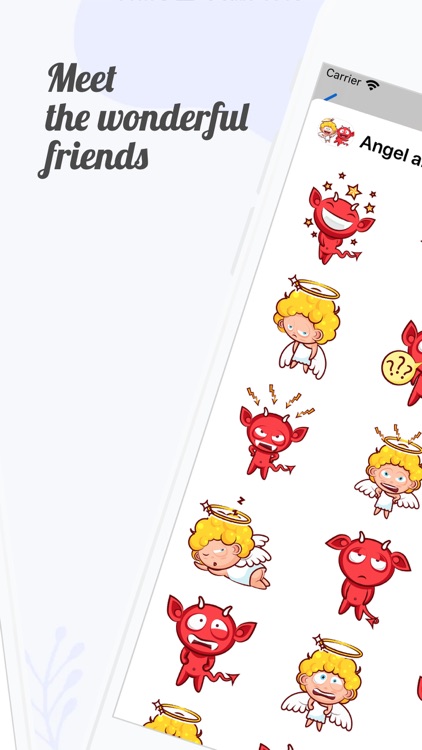 Angel and Devil Stickers