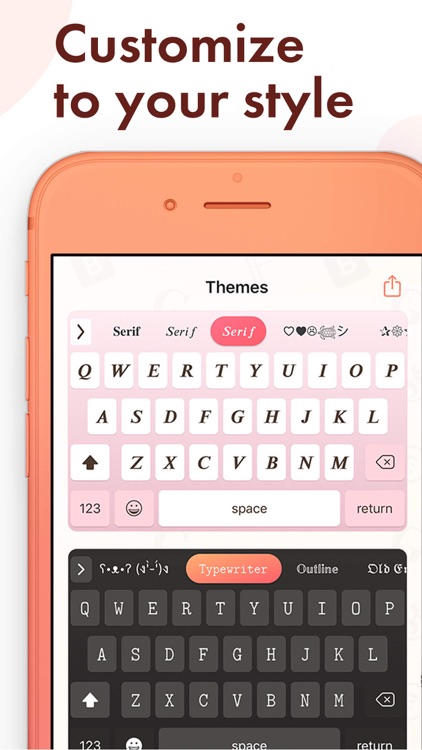 Fonts - Keyboard & Font Styles