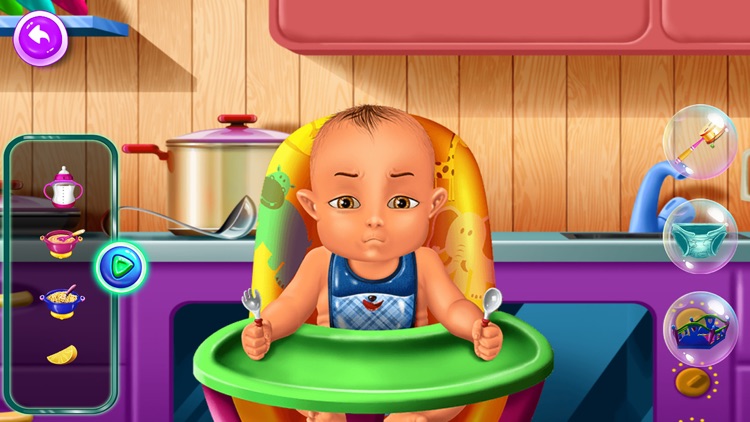 Newborn Baby Care Babysitter screenshot-3