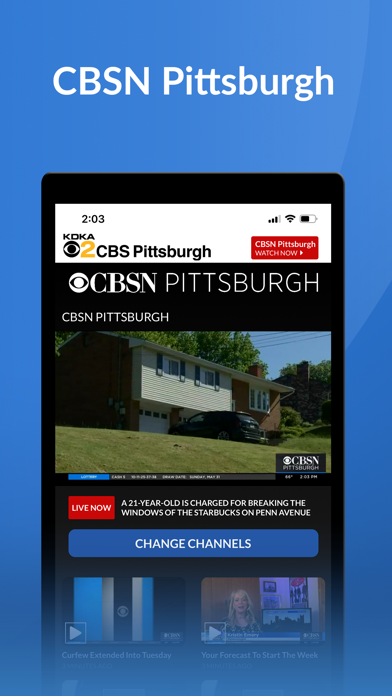 CBS Pittsburgh screenshot 2
