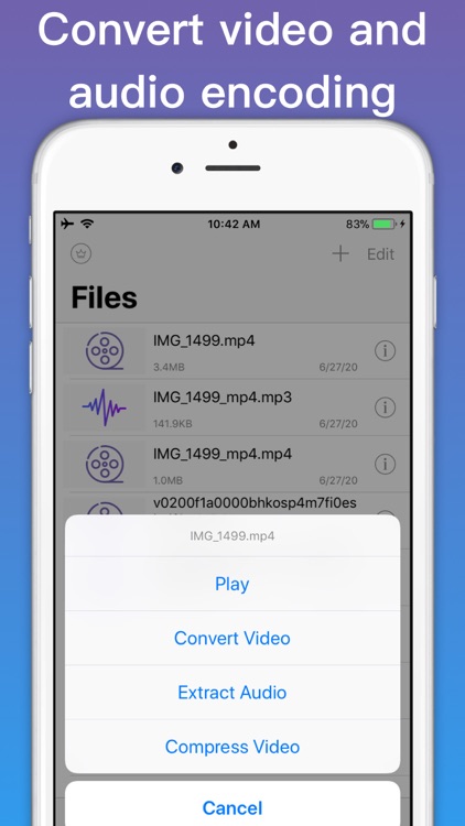 MP4 Converter - video to audio