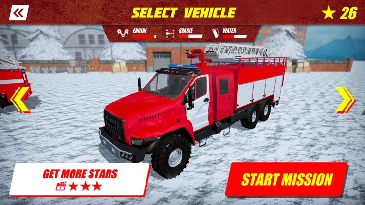 USSR Winter Rescue Fire Trucks