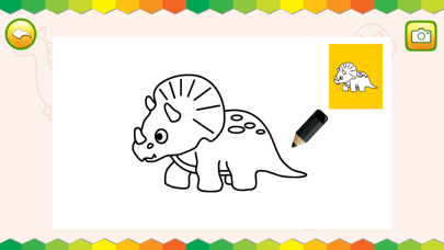 儿童画画游戏-恐龙学画画简笔画涂鸦涂色 screenshot 4