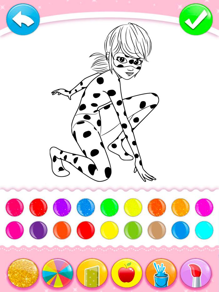 Ladybug Coloring and Dress up