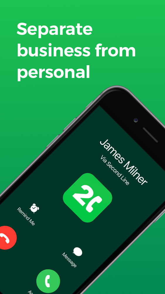Second Line 2nd Phone Number App for iPhone - Free ...
