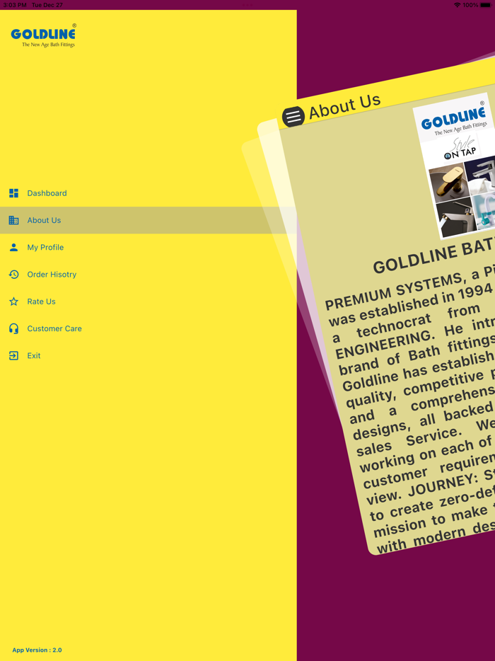 Goldline Bath Fittings