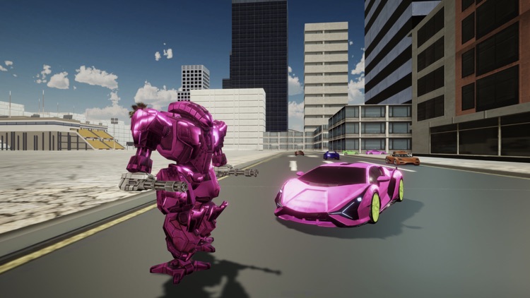 Robot Transform Car Drive Game