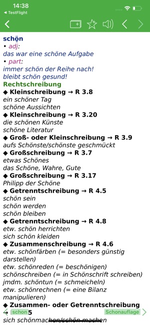 Deutsche Rechtschreibung PONS