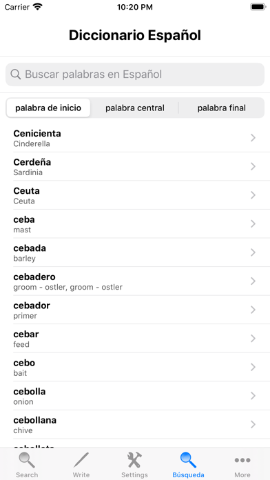 How to cancel & delete Spanish Dictionary English Free With Sound - Diccionario español gratuito con sonido from iphone & ipad 3