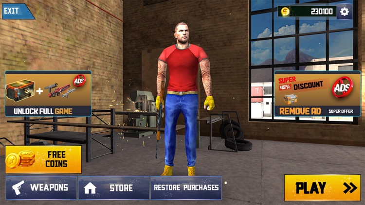 Gangster Mafia Crime Gun Game screenshot-4