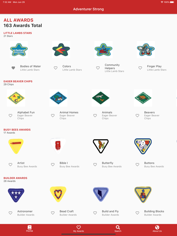 Adventurer Strong Award Finder