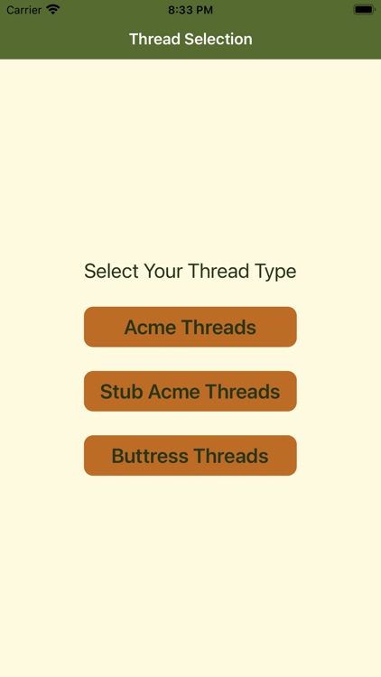 Stub Acme and Buttress threads