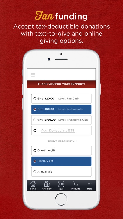 Fan Club Fundraising