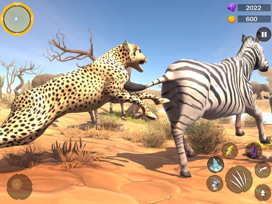 Wild Cheetah Family Sim 3D screenshot 2