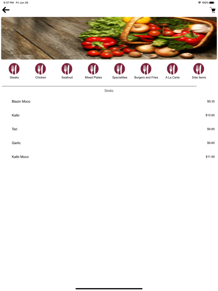 Blazin Steaks Pearl Kai