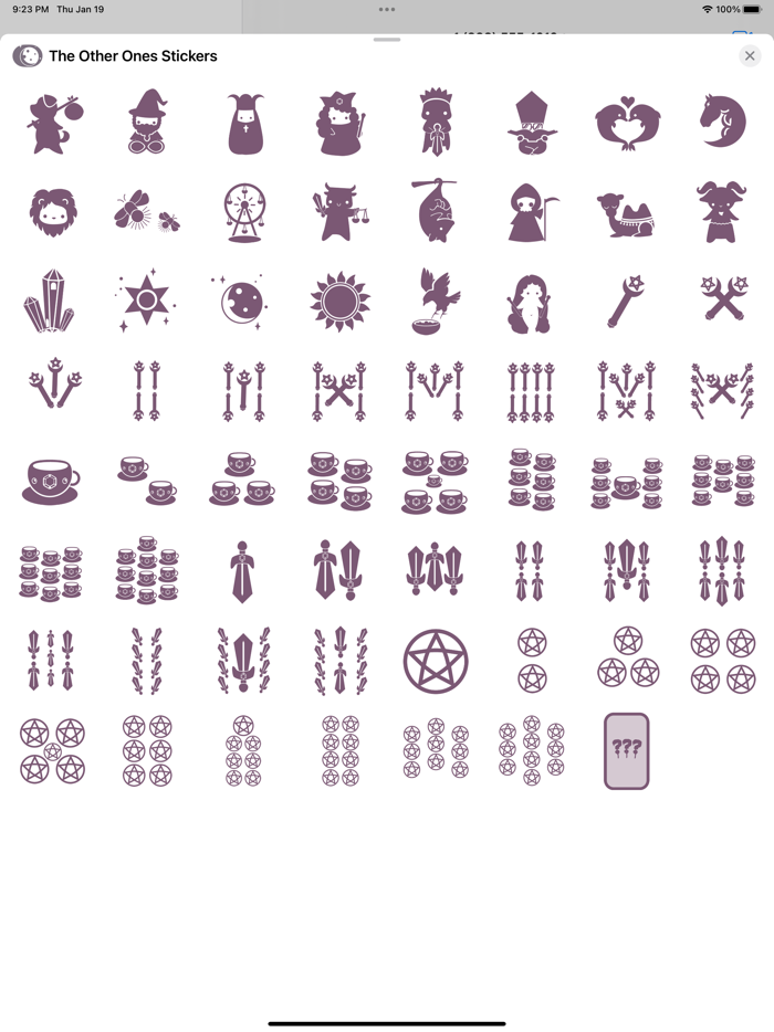 The Other Ones Tarot Stickers