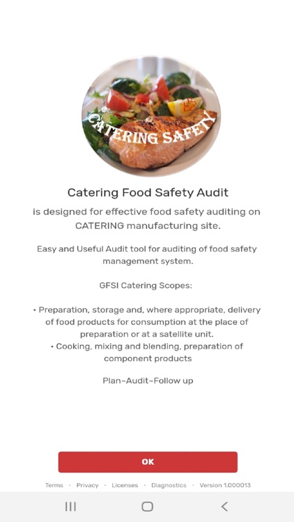 Catering Food Safety Audit