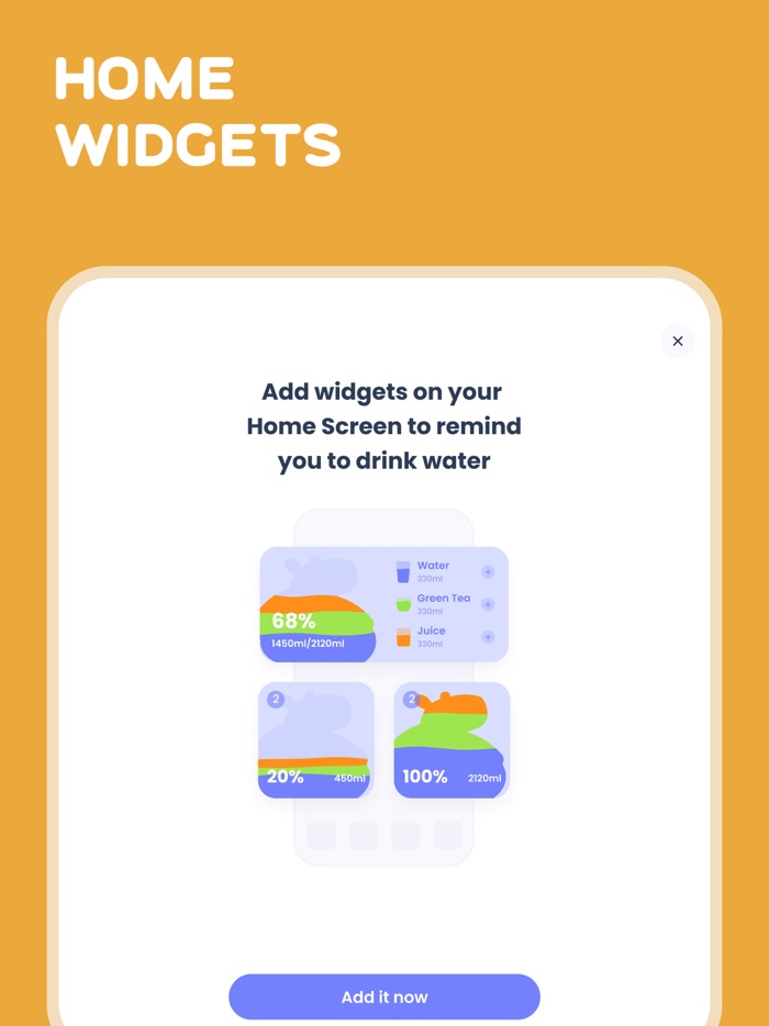 Water Tracker • WaterHippo