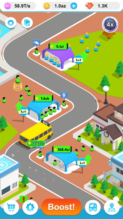 Idle Bus 3D ! screenshot-3