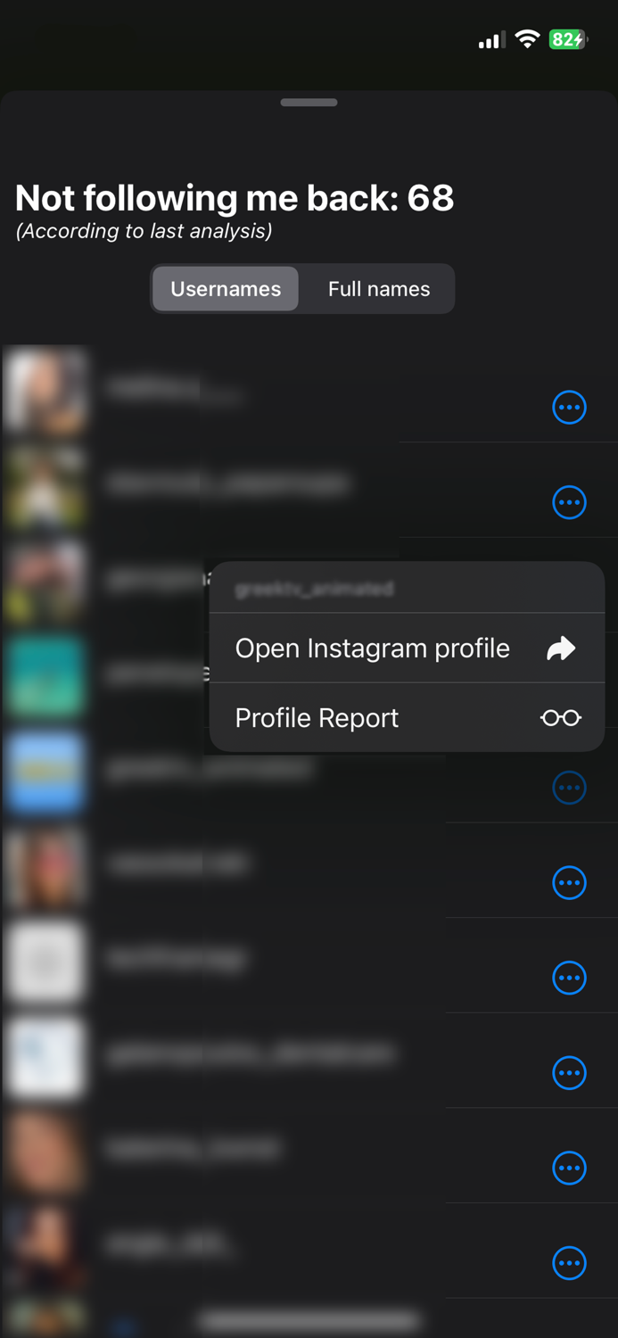 InstaLyzer - Profile Analyzer