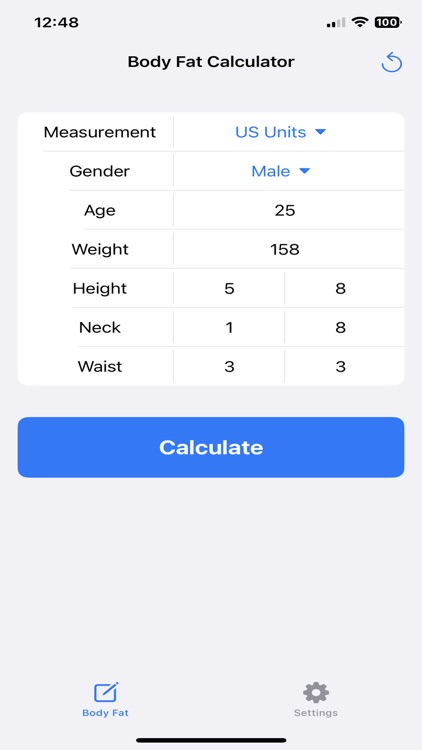 Body Fat Percentage