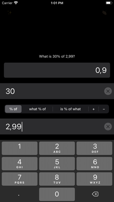 How to cancel & delete Easy Percent Calculator from iphone & ipad 1