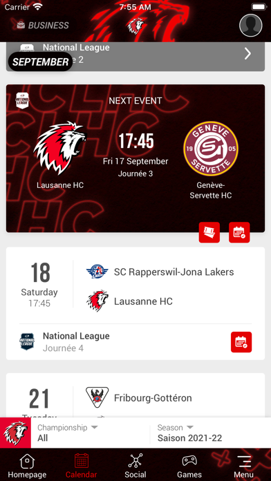 Lausanne HC screenshot 2