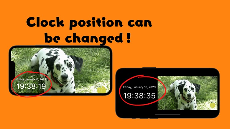 Dog Clock app.digital cute