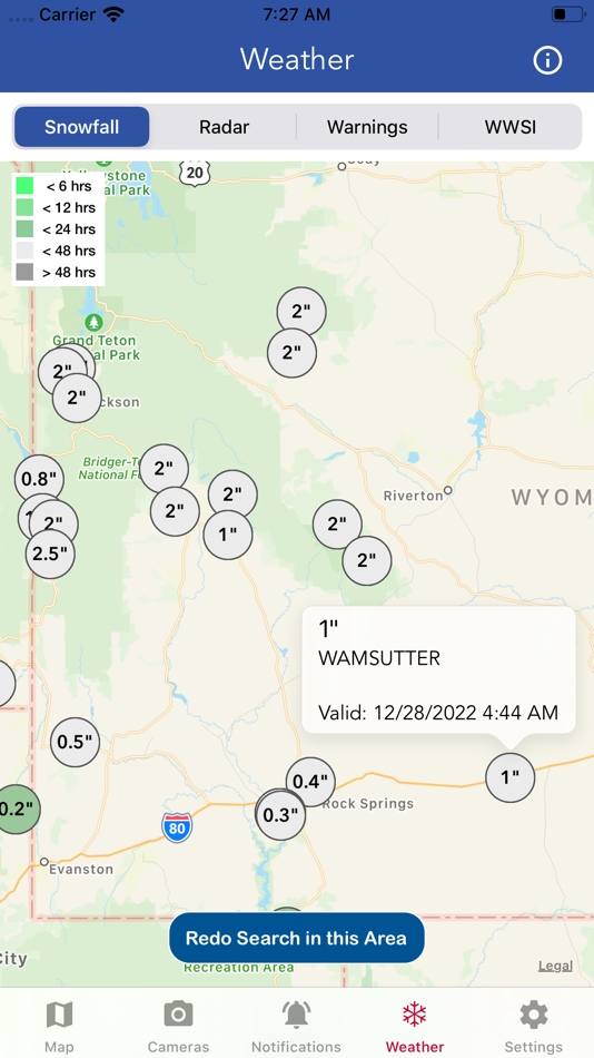 WYDOT Wyoming Road Conditions de LW Brands, LLC (iOS Aplicaciones
