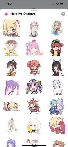 Screenshot 2 Hololive Stickers iphone