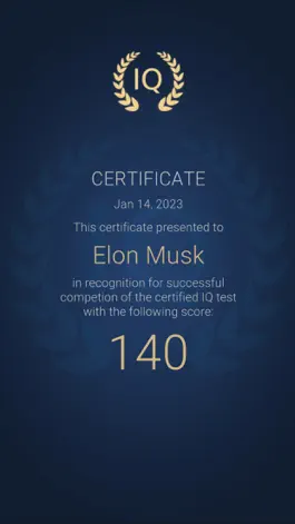 Game screenshot IQ Test with a Certificate mod apk